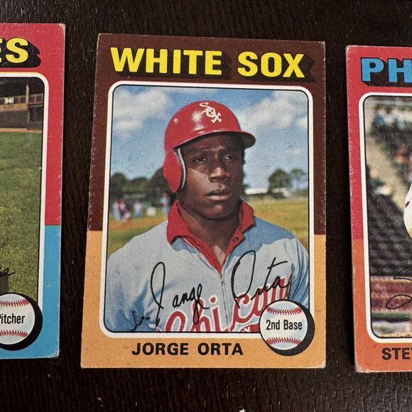 1975 Topps Baseball 12 Card Lot w Steve Carlton Cesar Tovar Mel Stottlemyre - Picture 11 of 13